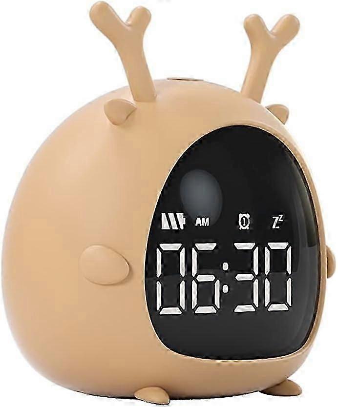 Student Alarm Clock Charging Voice Control Desktop Digital Clock Mini Electronic Cartoon Alarm Clock
