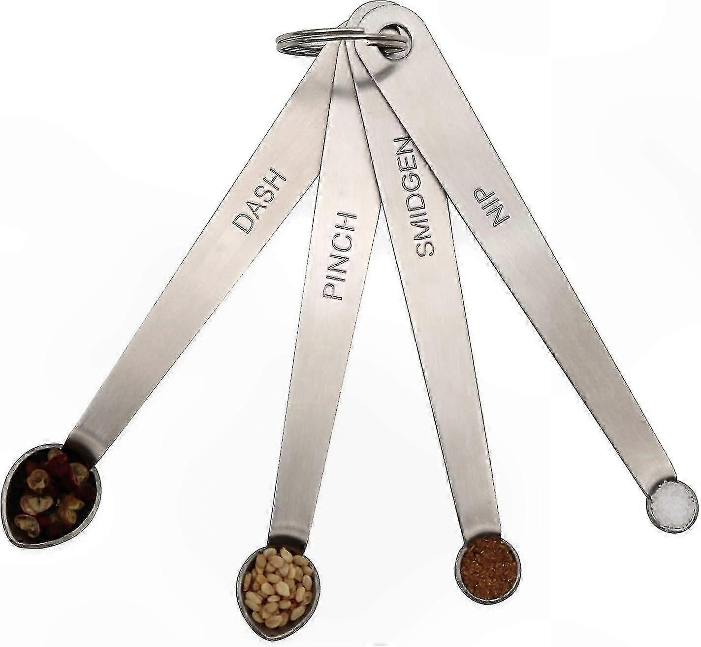 Precision Measuring Spoons Set - Stainless Steel Mini Spoons for Accurate Cooking and Baking Measurements