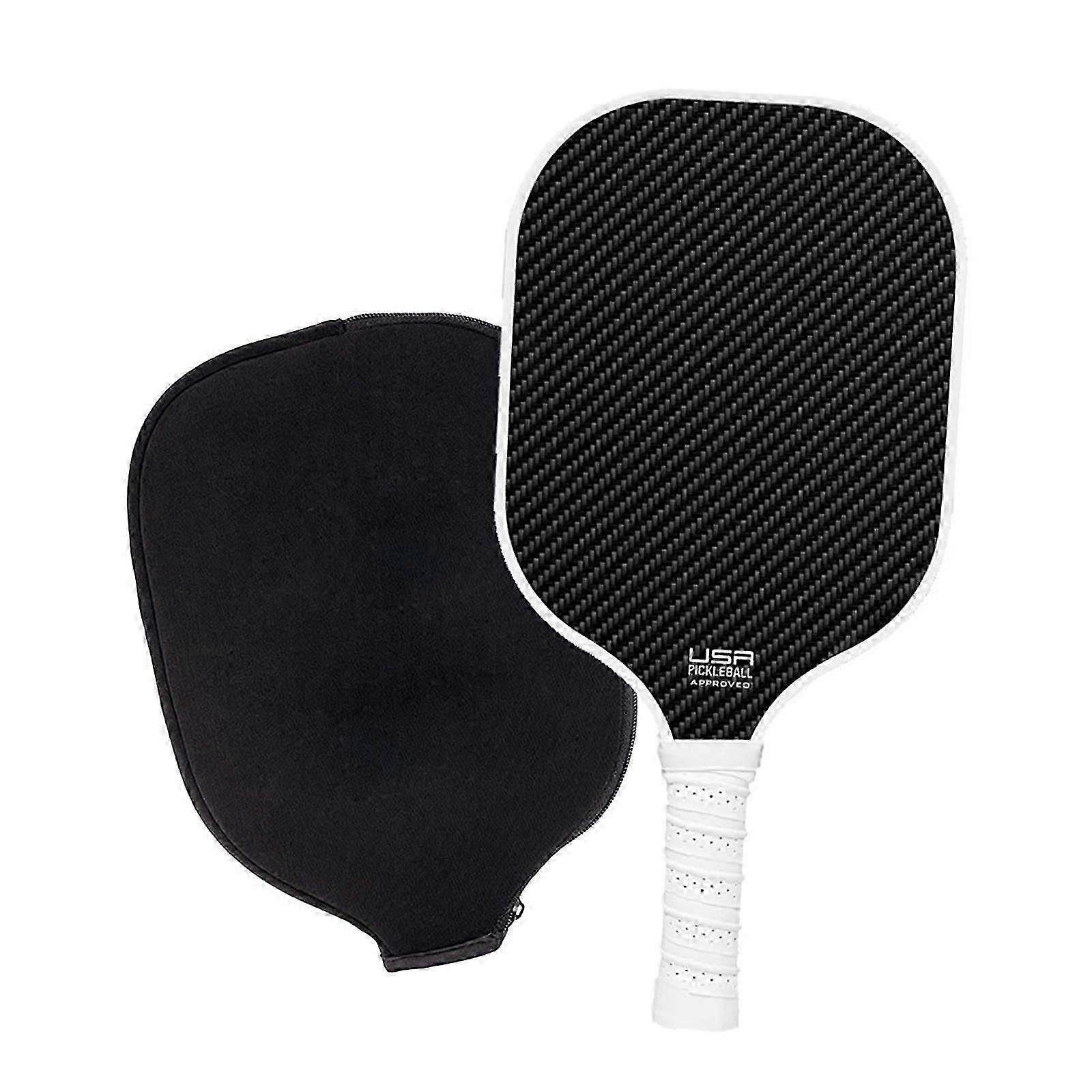 Pickleball Paddle Set Nonslip Racquet for Training Indoor Outdoor Activities White