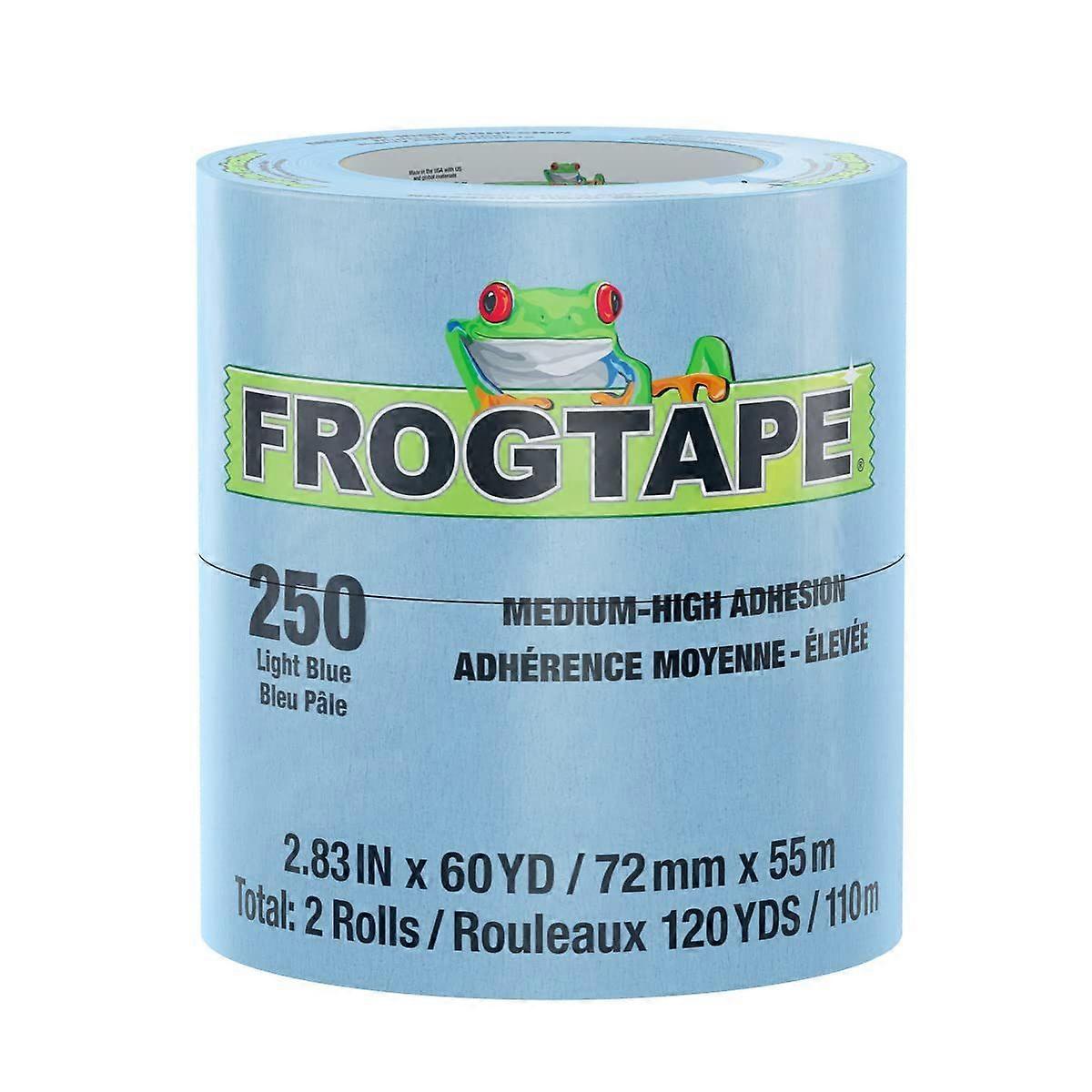 250 Light Blue Moderate Temperature Performance Grade Masking Tape, Medium-High