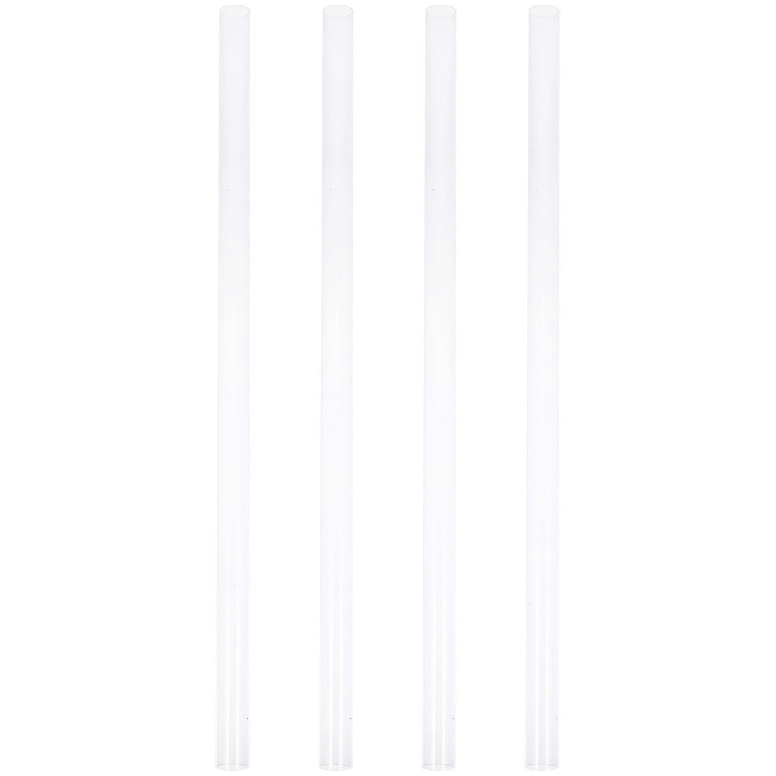 4st PVC Transparenta Rör Hårda Vattenrör Runda Rör Transparenta Rör