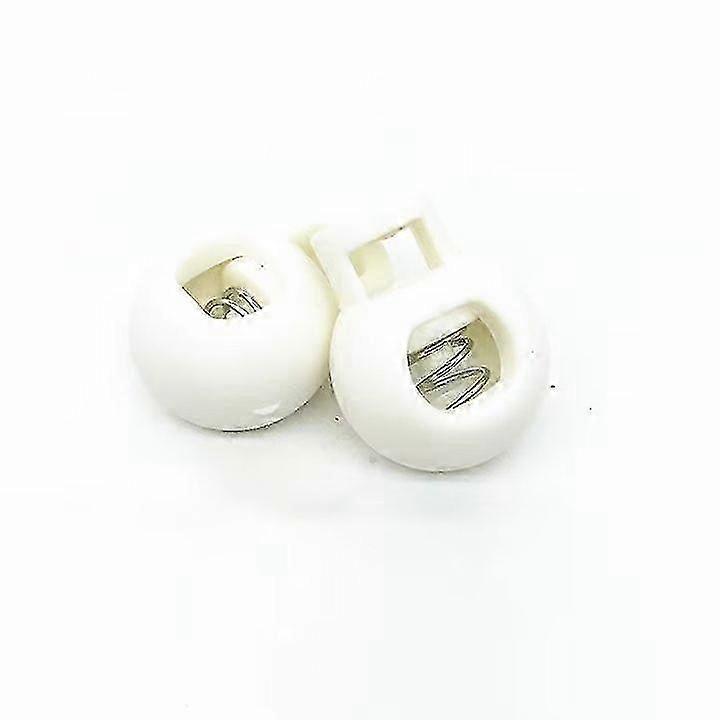 Plastic Spring Cord Locks End Spring Round Toggle Stoppers For Camp...