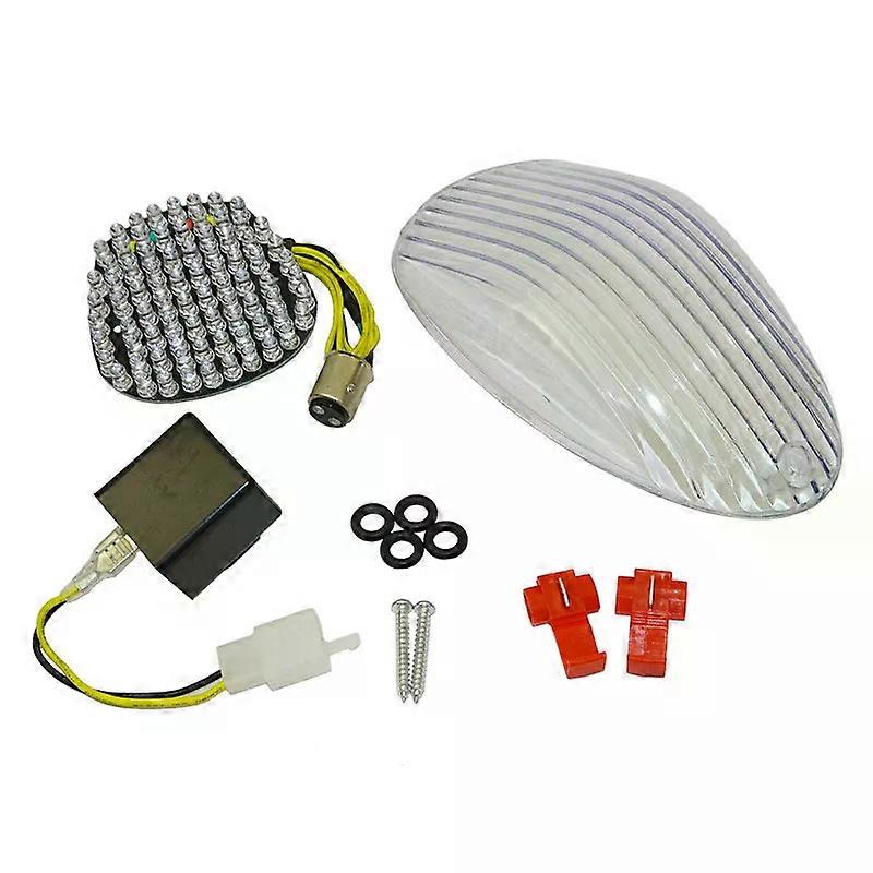 For Kawasaki Vulcan Mean Streak 2002 2003 2004 2005-2008 E-Mark Rear Tail Light Brake Turn Signals Integrated LED Light