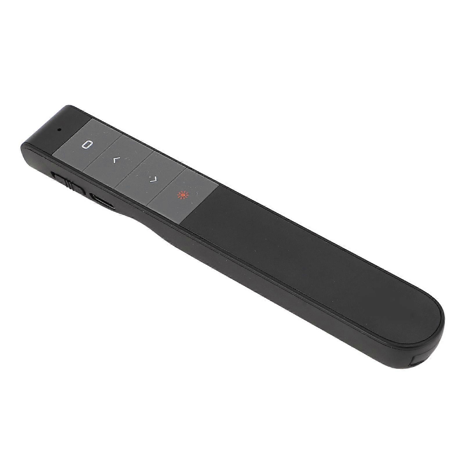 Wireless Presentation Clicker Remote 140x20x17mm 200mAh USB