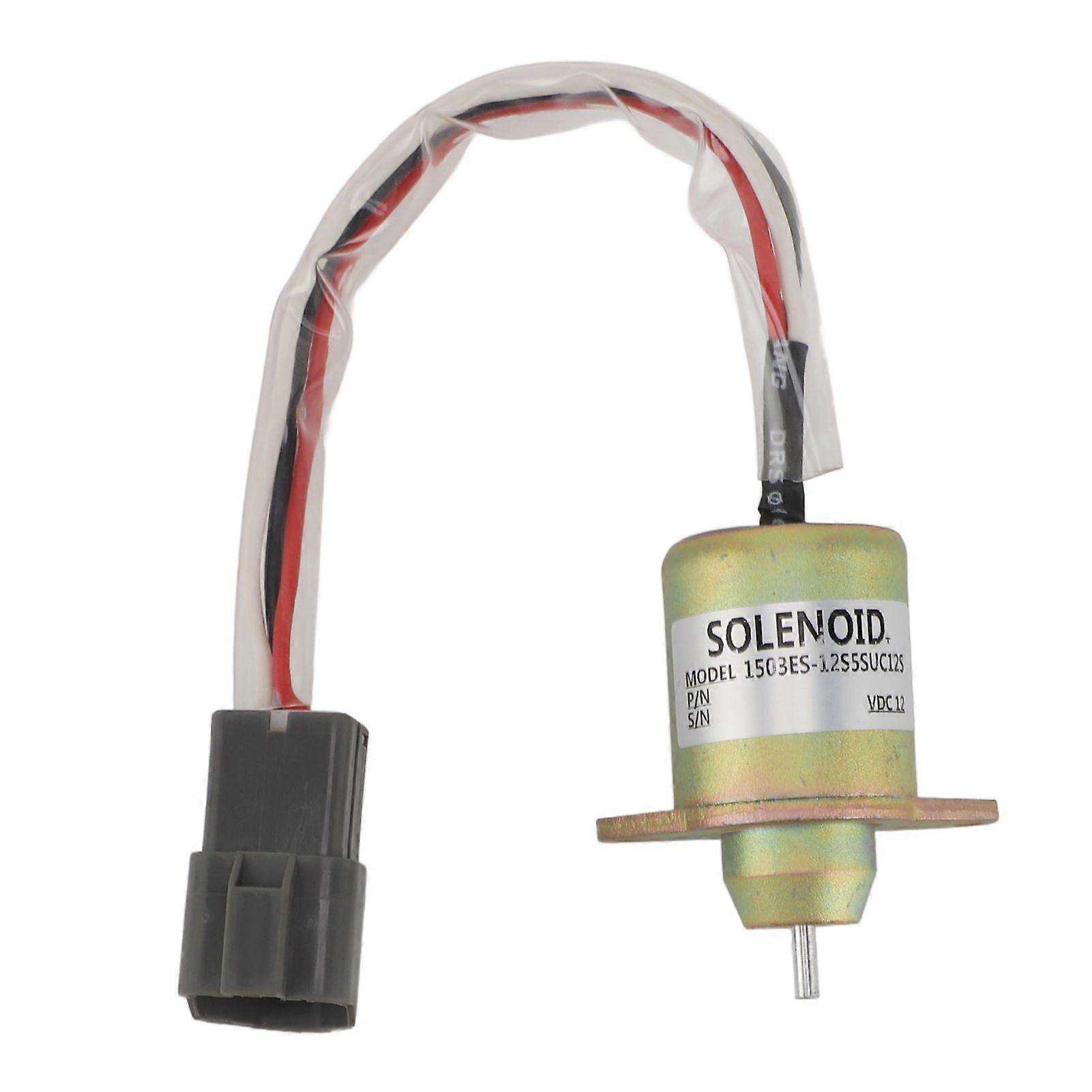 1503ES 12S5SUC12S 12V Fuel Shutdown Shut Off Solenoid for Generator Engine Accurate Operation