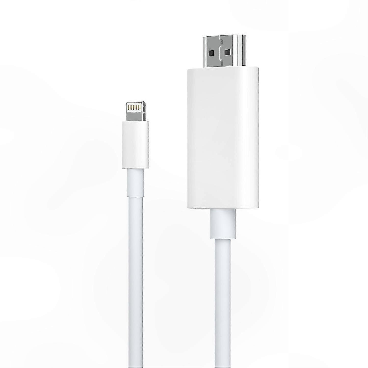 HDMI Cable for iOS 11.0+ Devices, 1080P HD Screen Mirroring Adapter