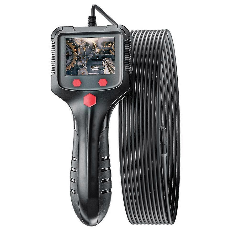 8mm 1080P 2.4 Inch LCD Digital Borescope IP67 Waterproof Snake Camera Handheld Inspection Camera for Car Pipe