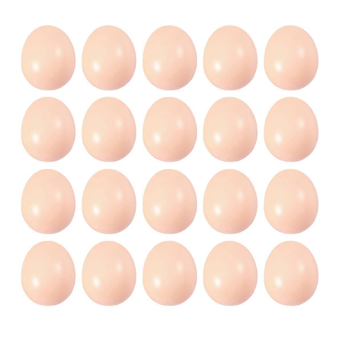 Imitation Plastic Egg Models for Painting Use 30Pcs DIY Colored Drawing Eggs