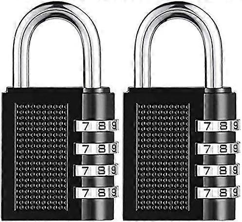 Combination Lock Heavy Duty Padlock 4 Digit Resettable Combination Lock for