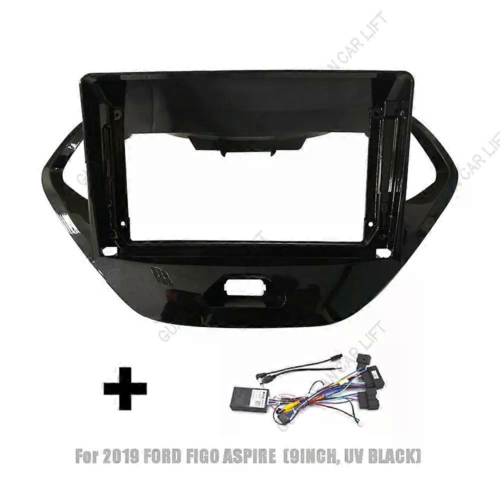 For 2019 FORD FIGO ASPIRE/ FREESTYLE (9Inch)Car Radio Fascias Android GPS MP5 Stereo Player 2 Din Head Unit Panel Dash Frame Ins