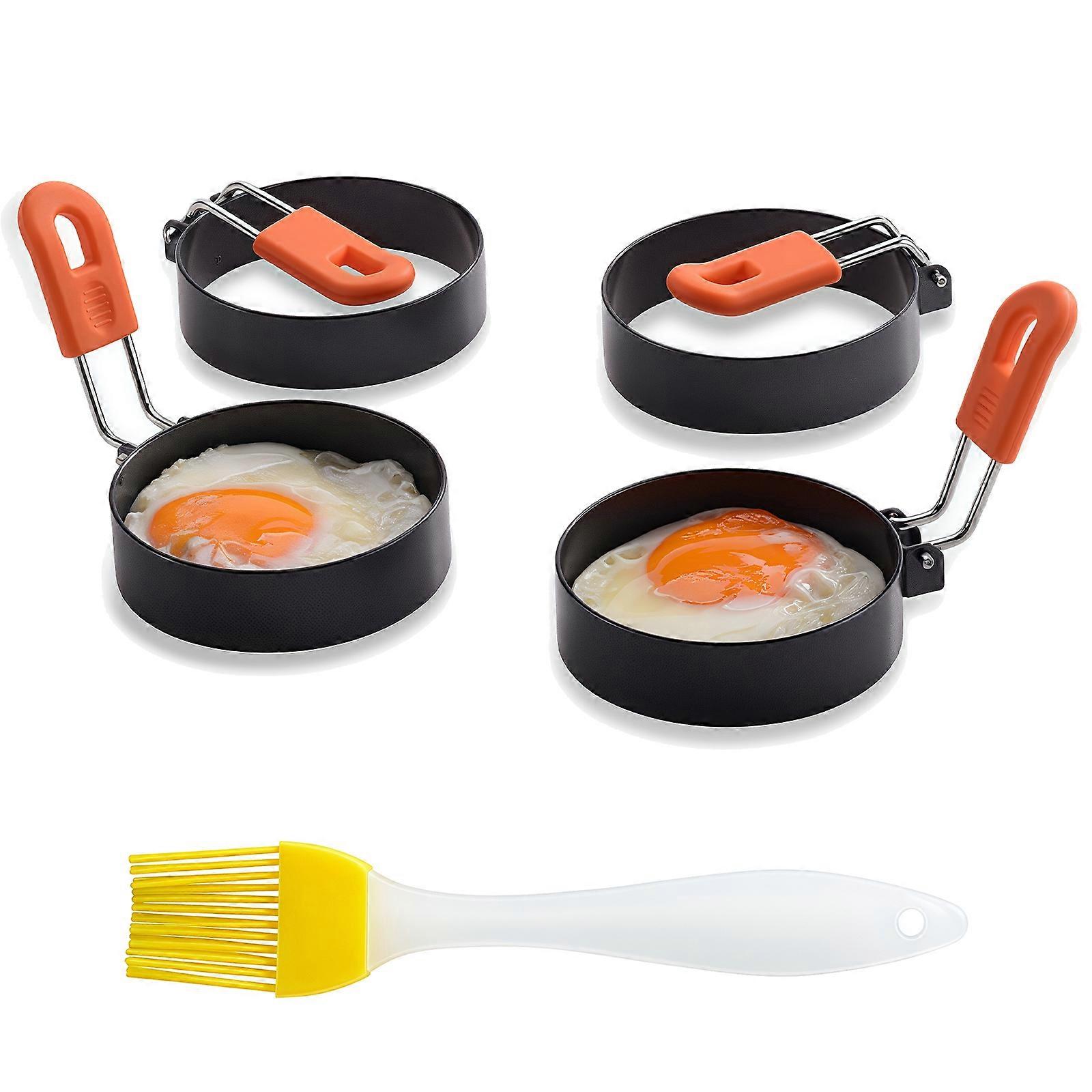 Multipurpose Round Eggs Frying Pan Nonstick And Ergonomic Handle Eggs Cooker Professional Breakfast Maker Multicolor