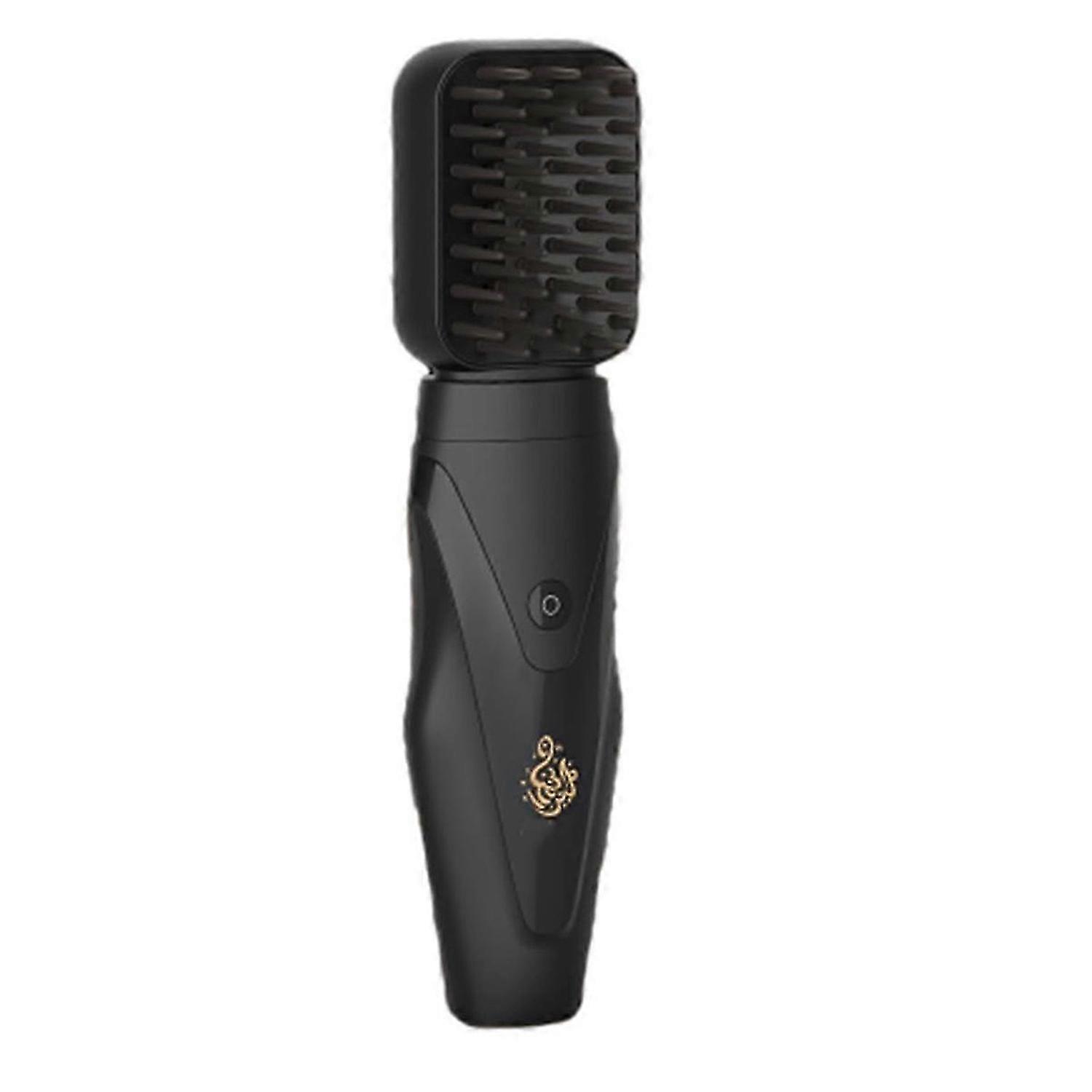 2-in-1 Electronic Incense Burner With Rubber Comb Head Massageable,A