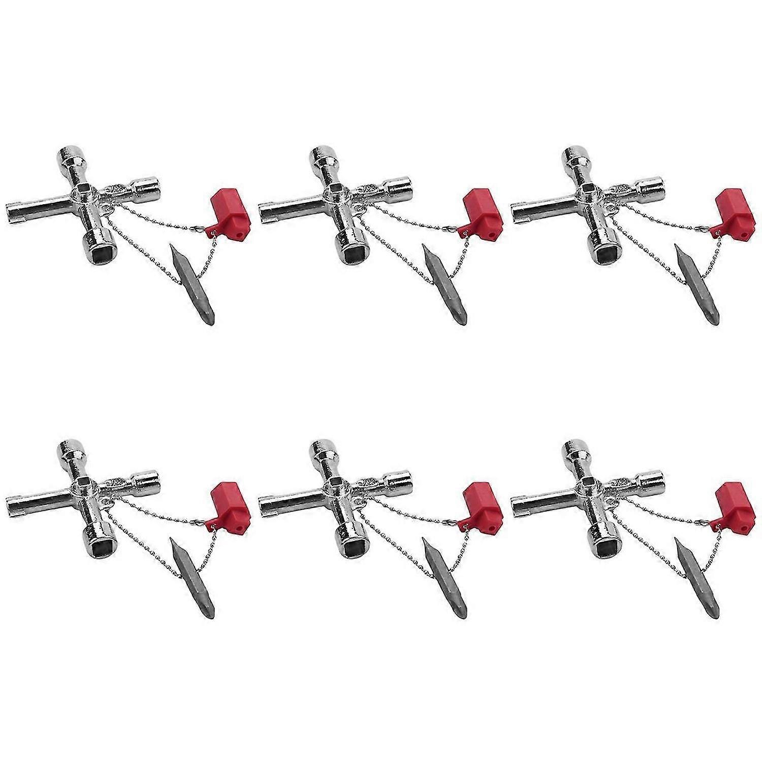 4 In1 Meter Box Key Gas Key Meter Key Multi-Functional Utilities Key