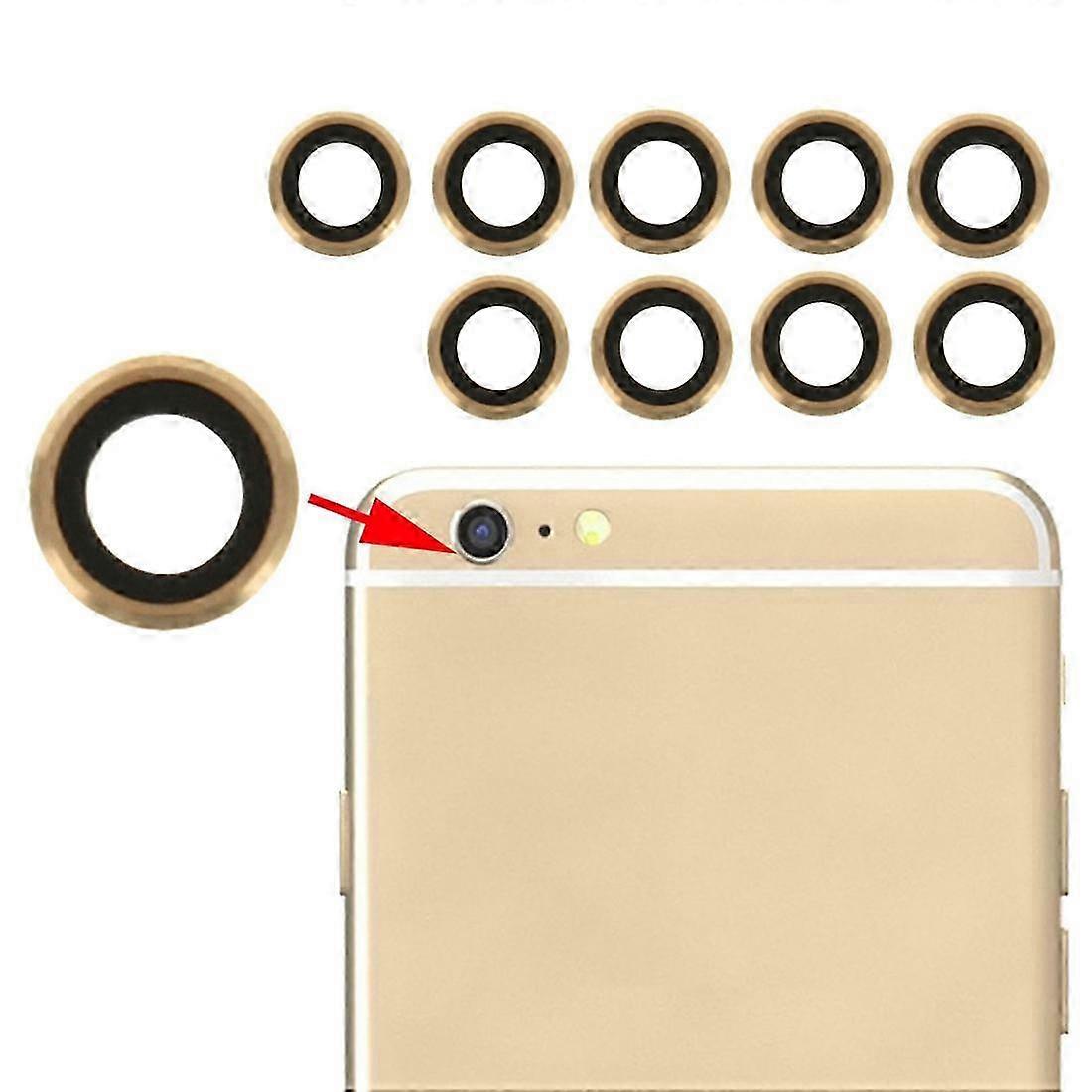 10 Pairs for iPhone 6 & 6s Rear Camera Lens with Bezel 2025