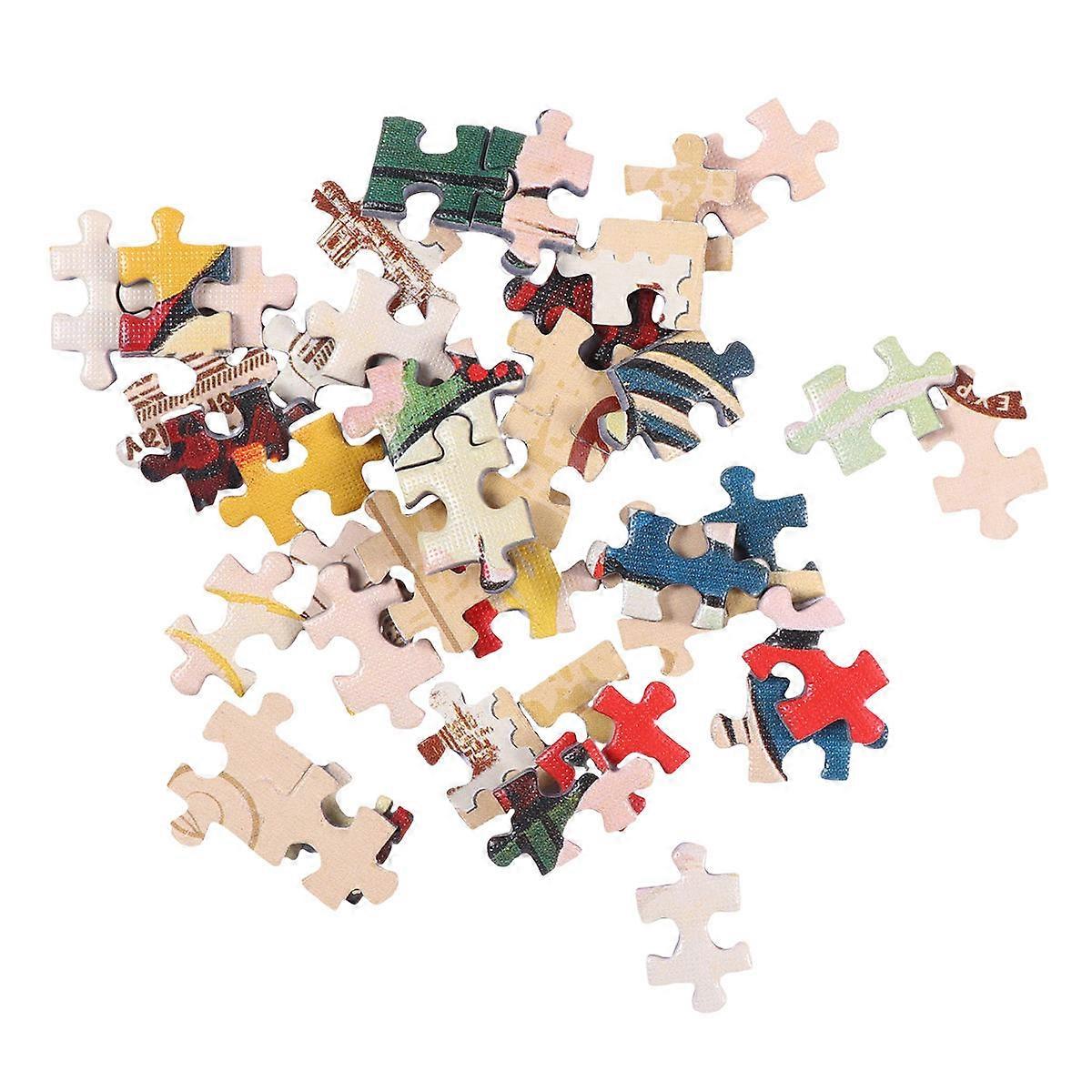 Mini Puzzle Educational Jigsaw for Playing 150 Pieces in One Set Paper Material