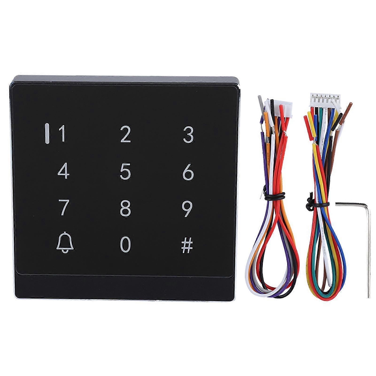 T-118 Door Access Control Keypad Unlock with Card Password Card+Password Black