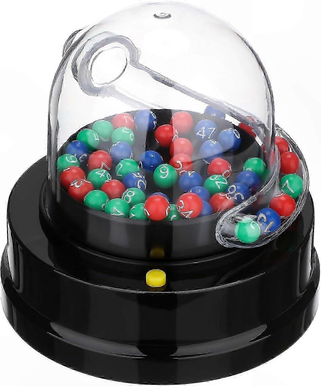 Mini Electric Lottery Machine with Balls for Bingo Games and Party Entertainment