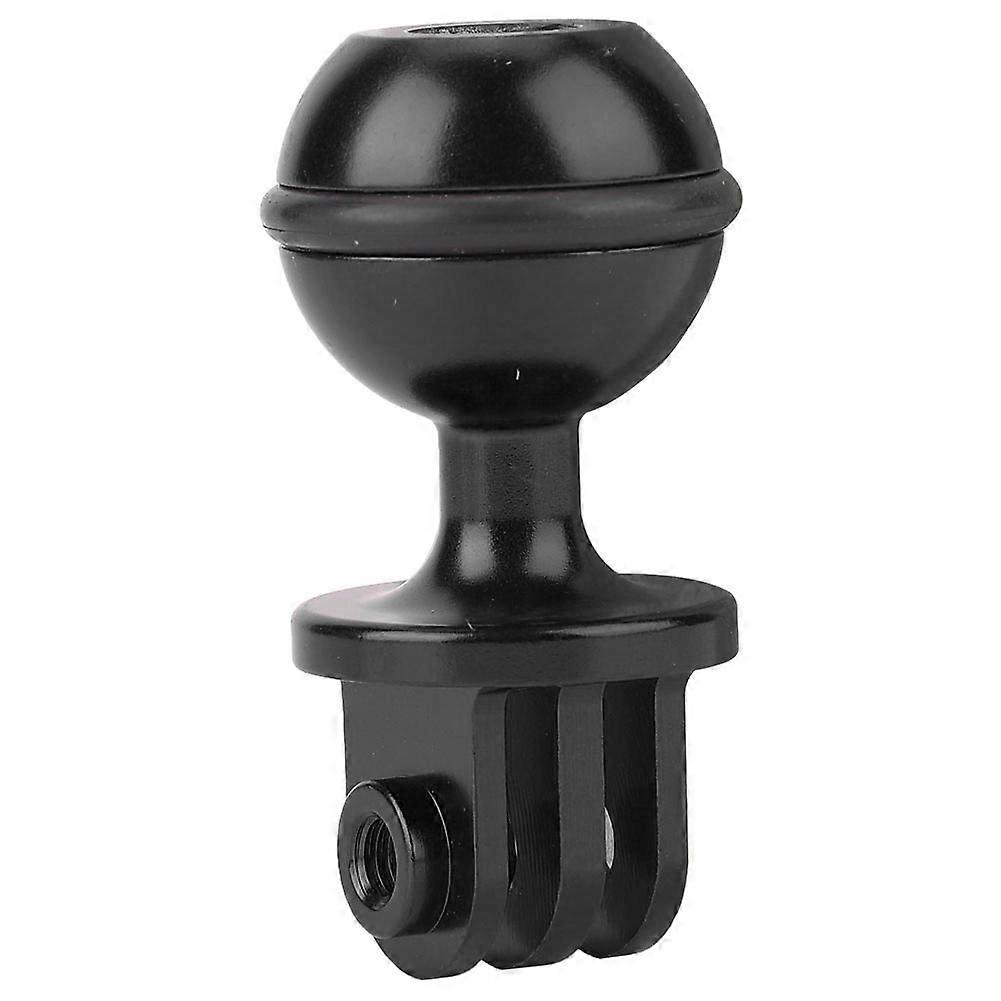 Support de rotule rotatif à 360° en métal pour lampe de photographie (noir)