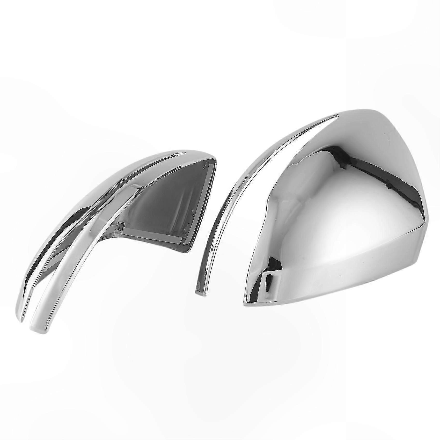 Chrome Rearview Mirror Cover for 15-21 X253 W205 W213 W222 GLC C E S Class - Side Door Mirror Trim Replacement