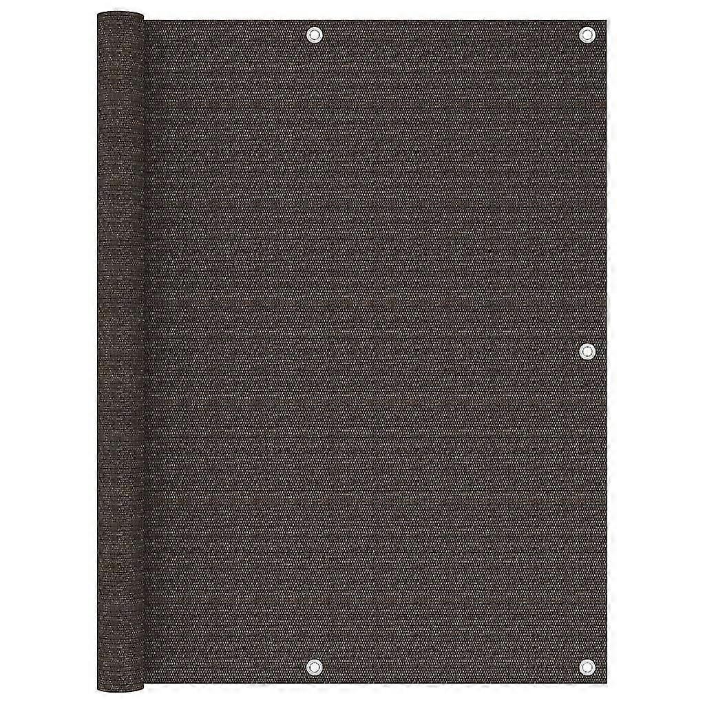 Balcony Screen Brown 120x400 Cm Hdpe
