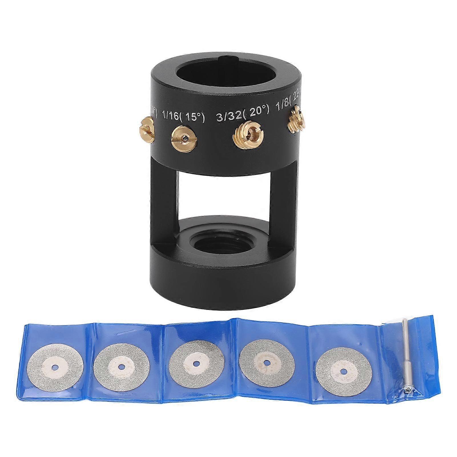 Tungsten Electrode Sharpener Grinder Multi Angle Welding Electrode Grinding Tool for Rotary Tools with 3/412 Threads