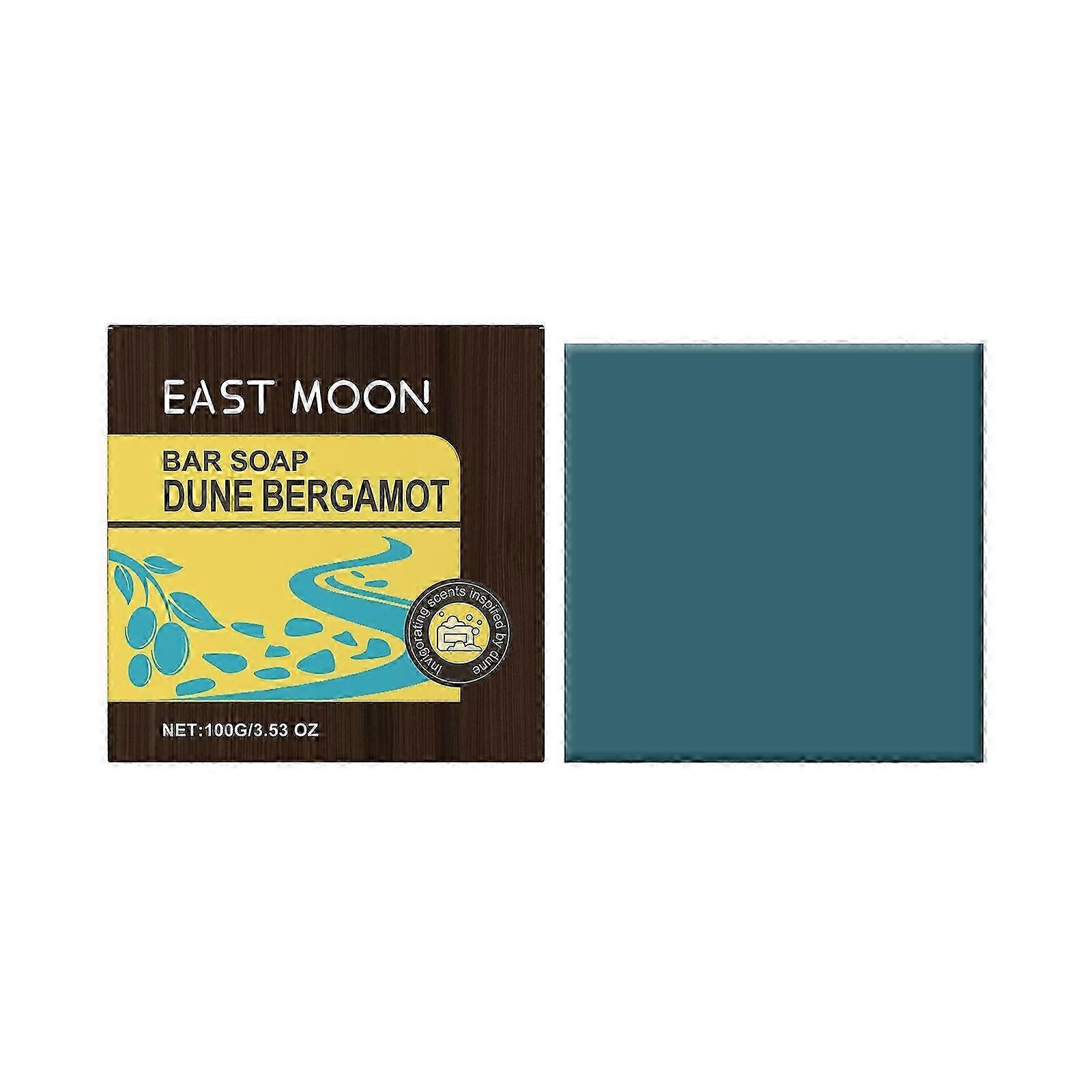 Dune Bergamot Bath Soap - Refreshing Shea Butter Cleanser for Moisturized Skin - 100g