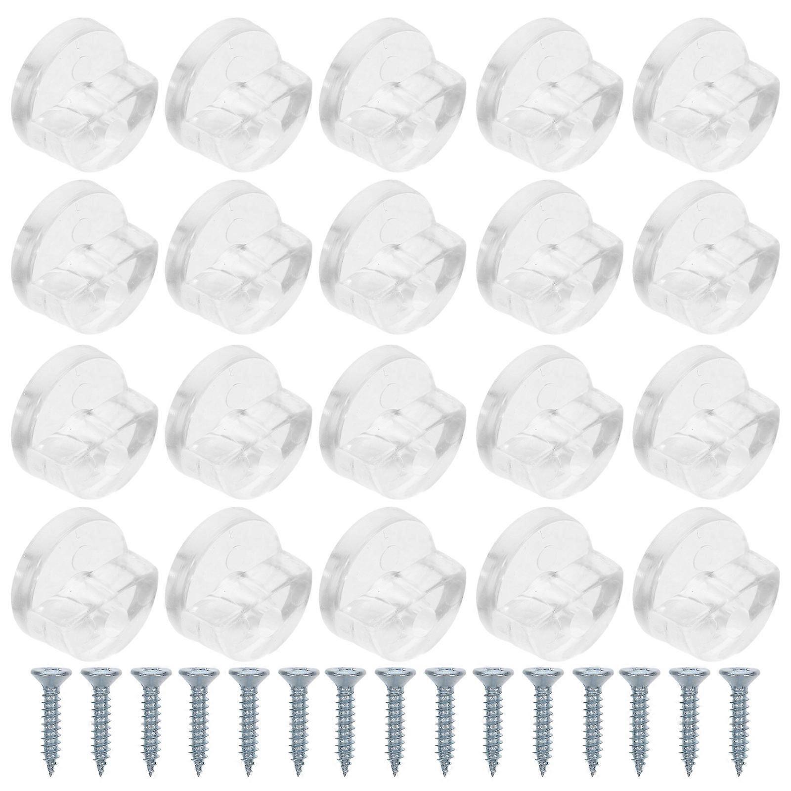 Glass Clips for Cabinet Doors Ensuring Secure Fixation 120Pcs Set