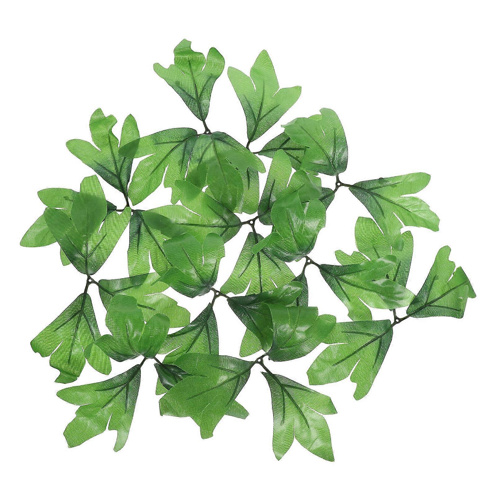 Handmade Leaf Green DIY for Rustic Plant Craft 10Pcs Pack