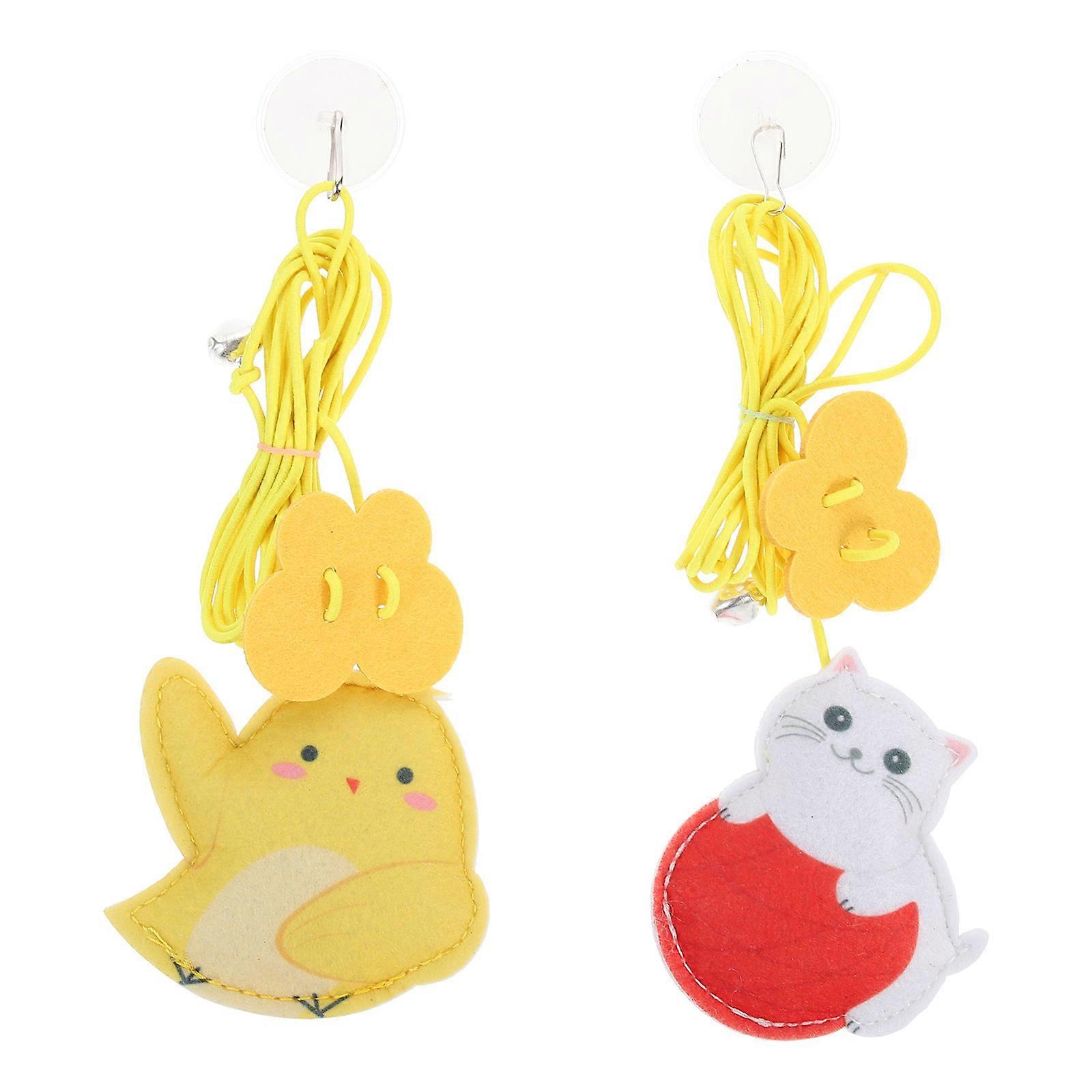 Cat Toys Hanging Cat Toys with Adjustable Function for Indoor 8Pcs Set