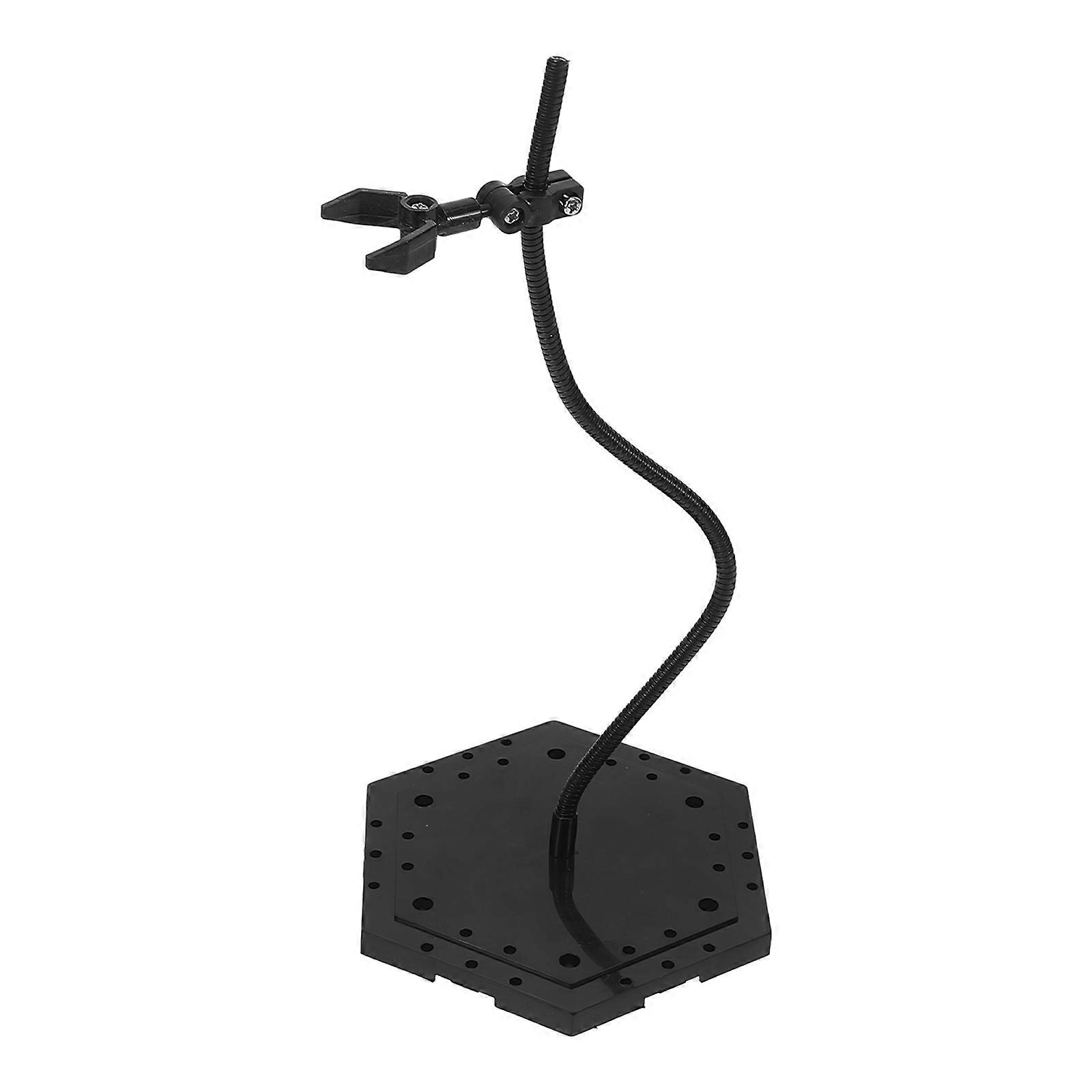 Adjustable Action Figure Stand for Storage 4Pcs Black Display Bracket