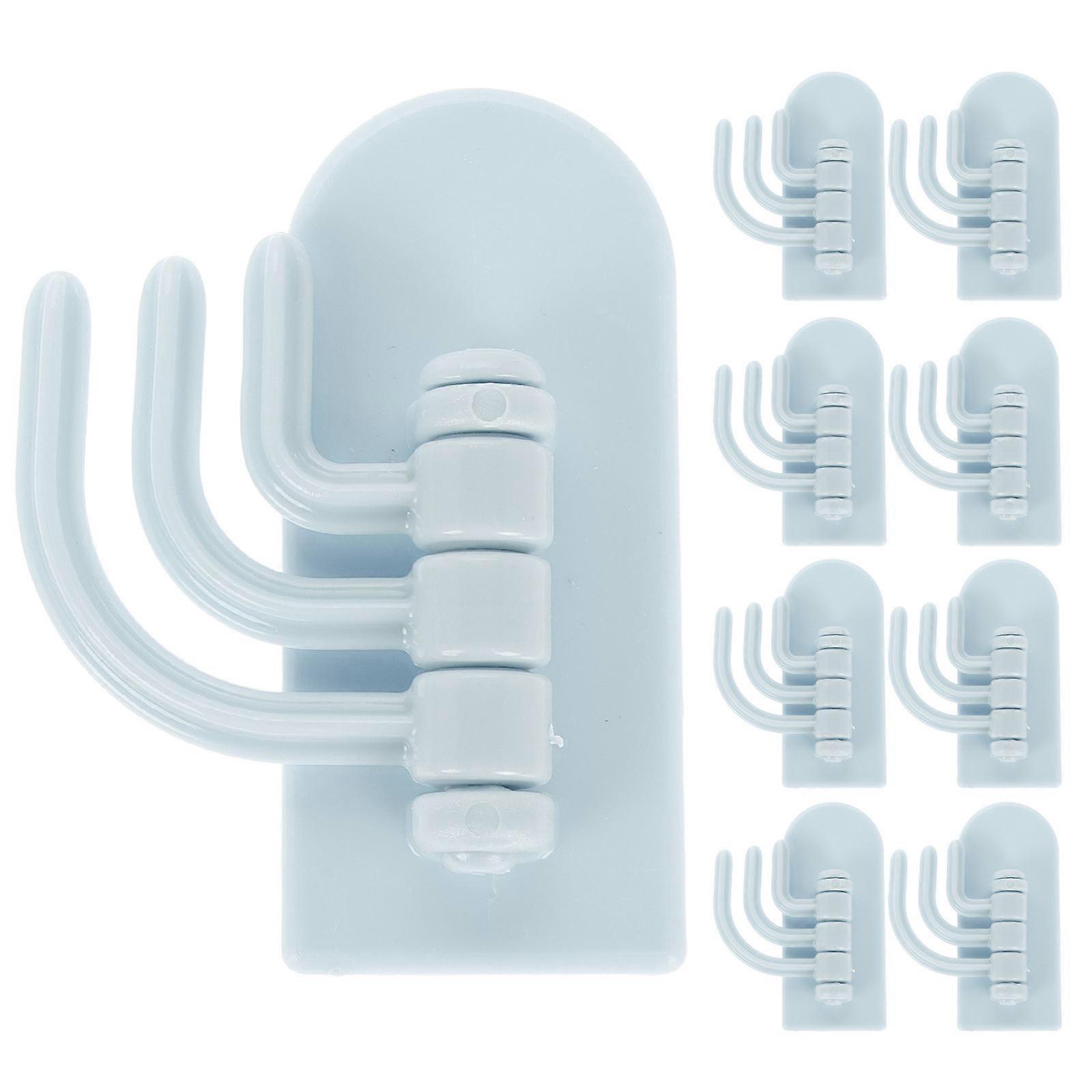 Stainless Steel Wall Hooks Adhesive Hooks for Kitchen Storage 30Pcs