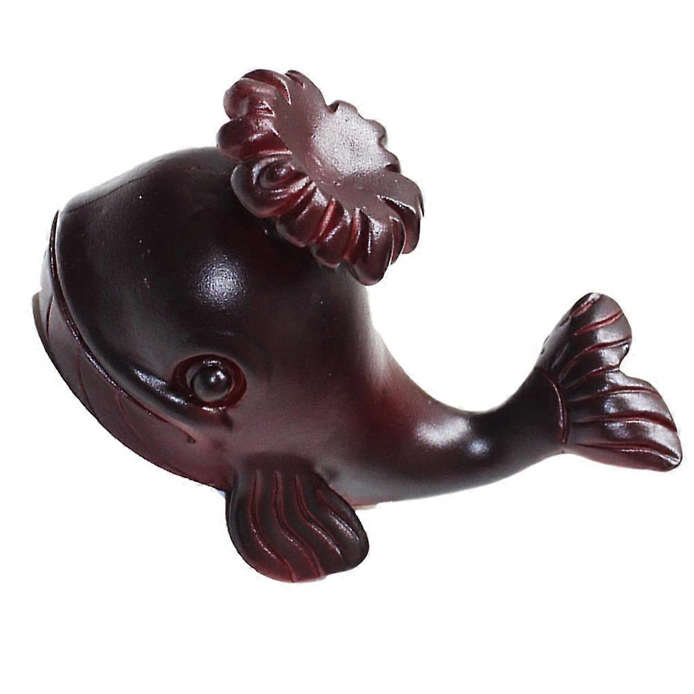 Carved Whale Resin Statue Crystal Ball Display Base Holder 3Pcs