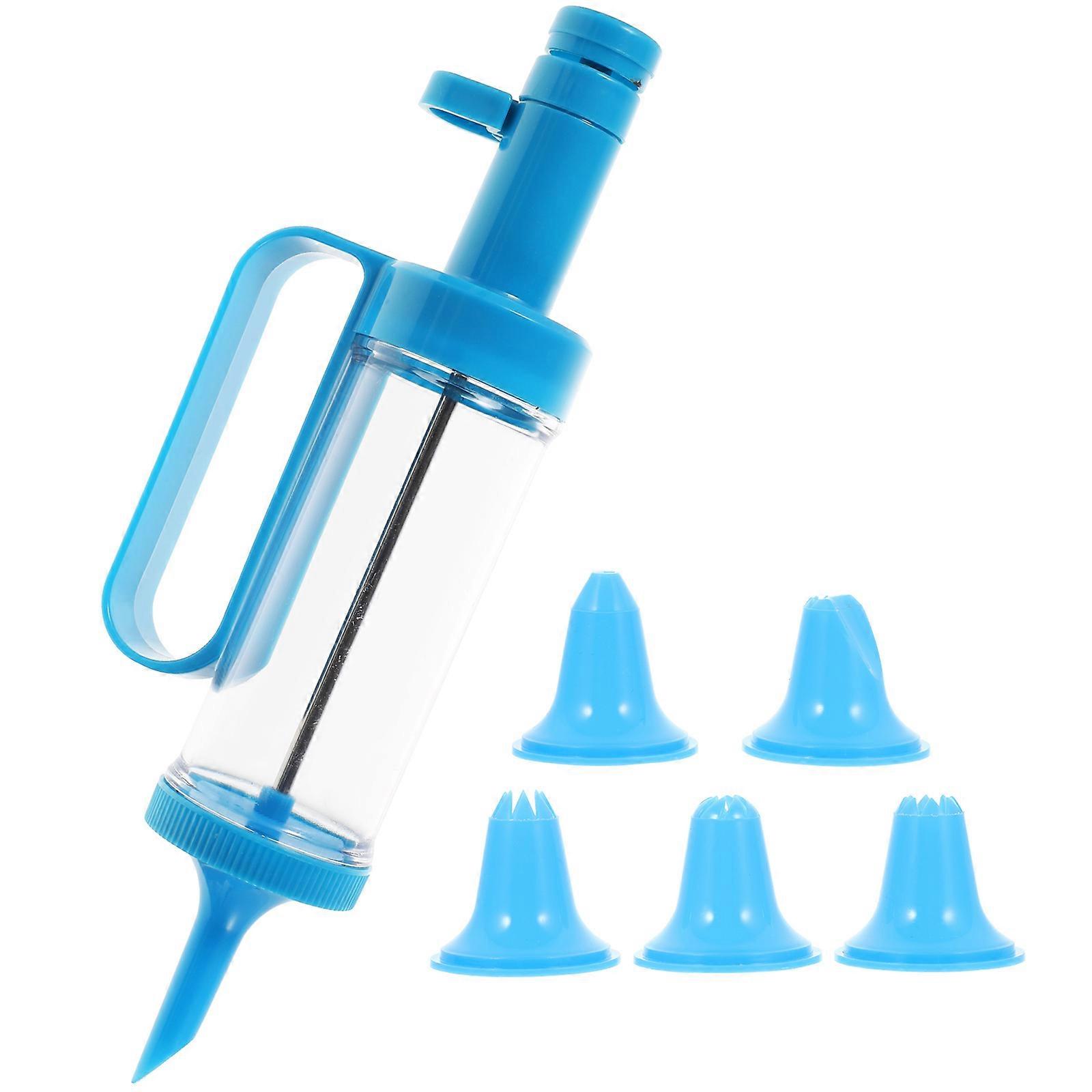 Biscuit Decoration Tool For Household Baking Includes Complete Accessories 5 Sets In Blue