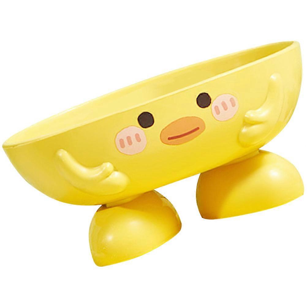 Bathroom Soap Holder with Cartoon Duck Soap Stand for 6Pcs