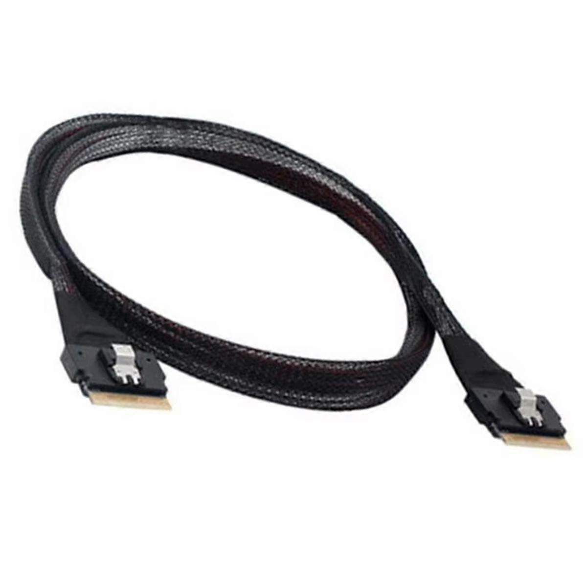 50cm Professional Slim SFF 8654 8i Male to SFF-8654 SAS4.0 74Pin Cable for Server Controller Connector Extender Cable