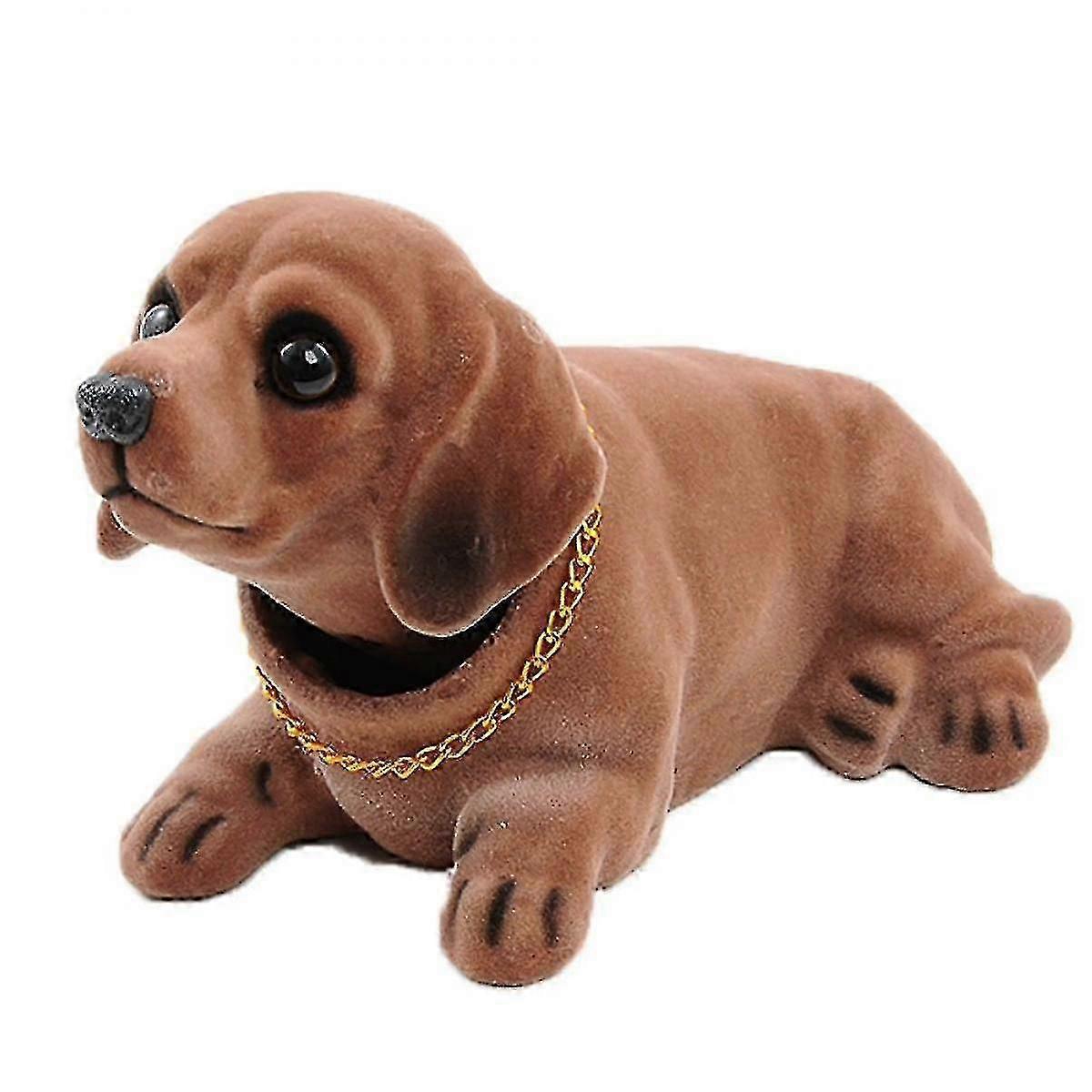 כלבי לוח מחוונים מהנהנים מקף רכב לקישוט רכב (תחש)