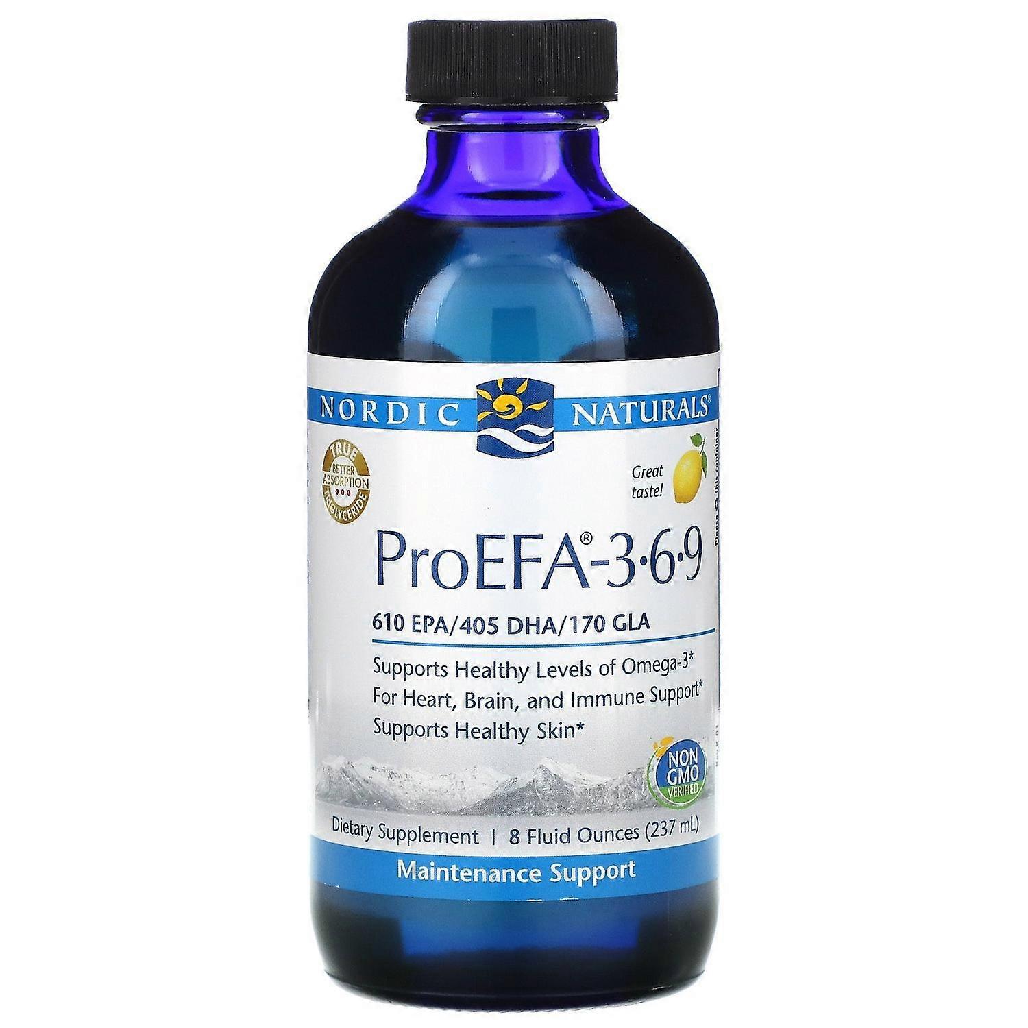 Nordic Naturals, ProEFA - 3-6-9, Lemon , 8 fl oz (237 ml)