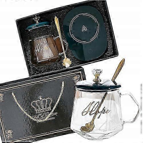 Set Coffee/tea Warmer Cup Teaspoon Usb Cable