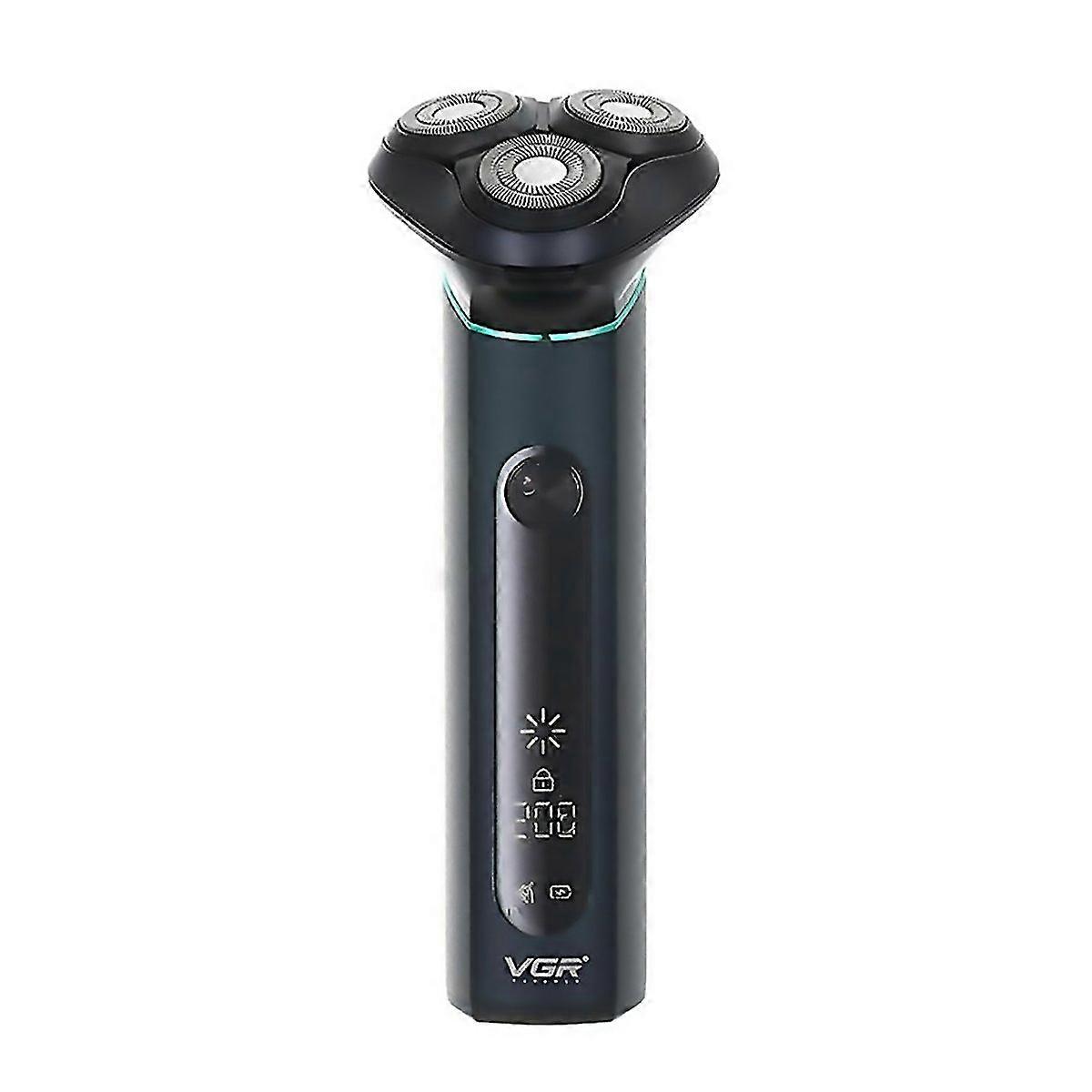 For Vgr V310 Digital Display Threeblade Ipx7 Electric Shaver