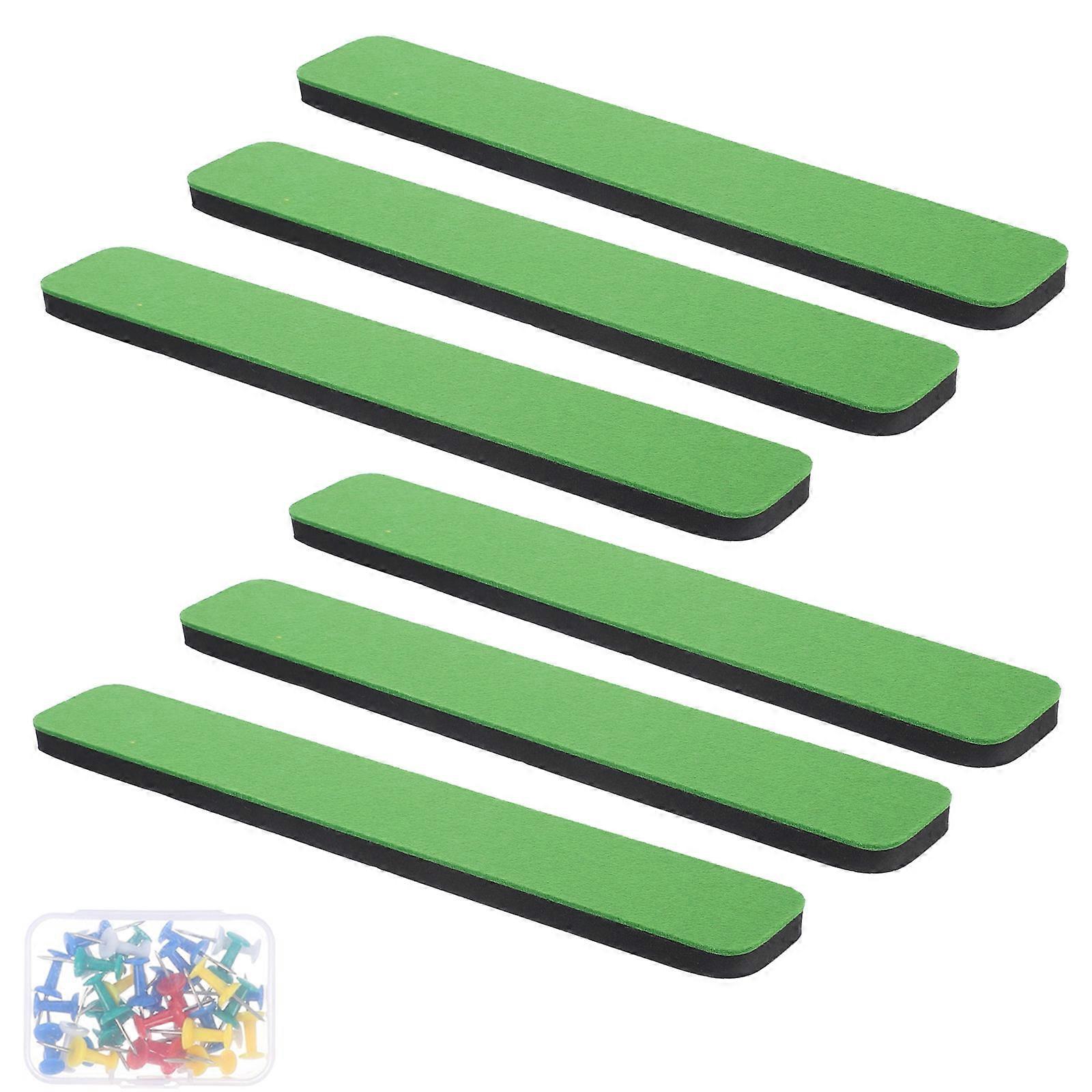 Green Bulletin Board Strips for Classroom Pin Boards 4Sets Included