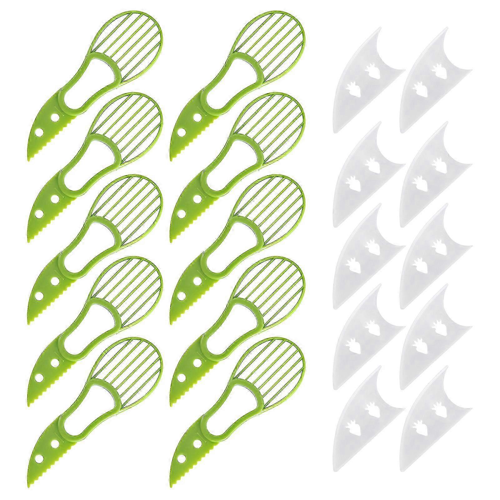 3 in 1 Avocado Peeler Multifunctional Avocado Cutter with Protective Cover for Home