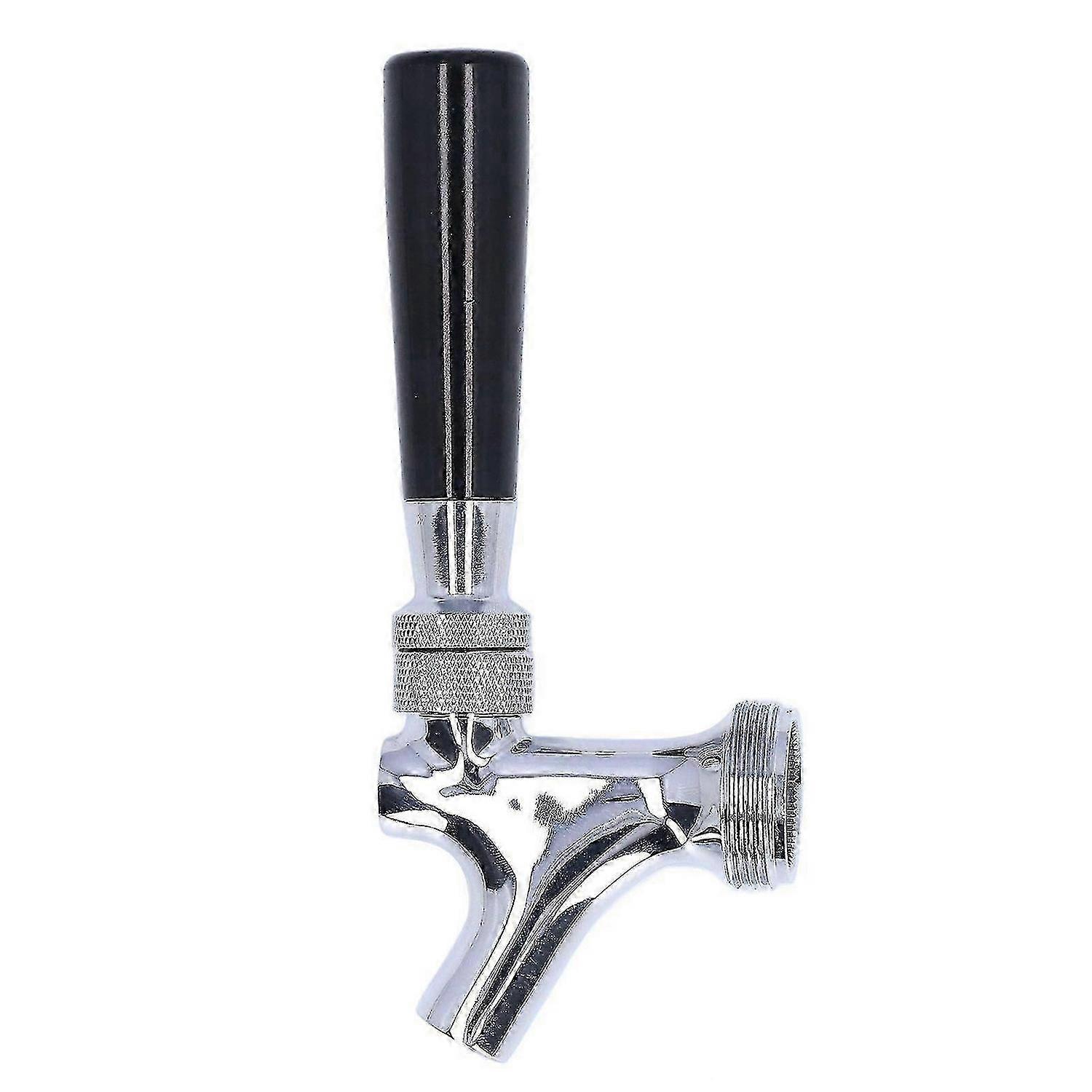 Øltappkran 304 rustfritt stål tilbehørsutskiftning for barrestaurant sølv