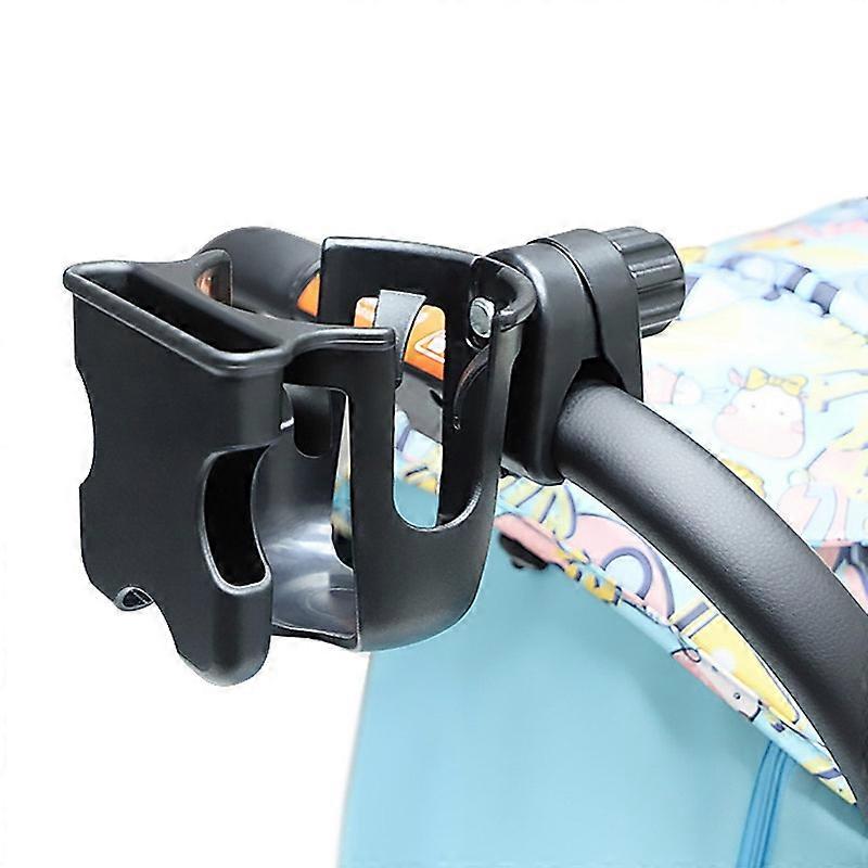 2 In 1 Skeleton Stroller Cell Phone Mug Holder Pushchair Multi-Use Bottle Rack