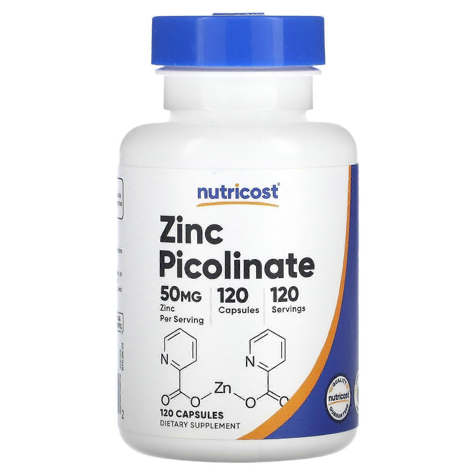 Zinc Picolinate, 50 mg, 120 Capsules