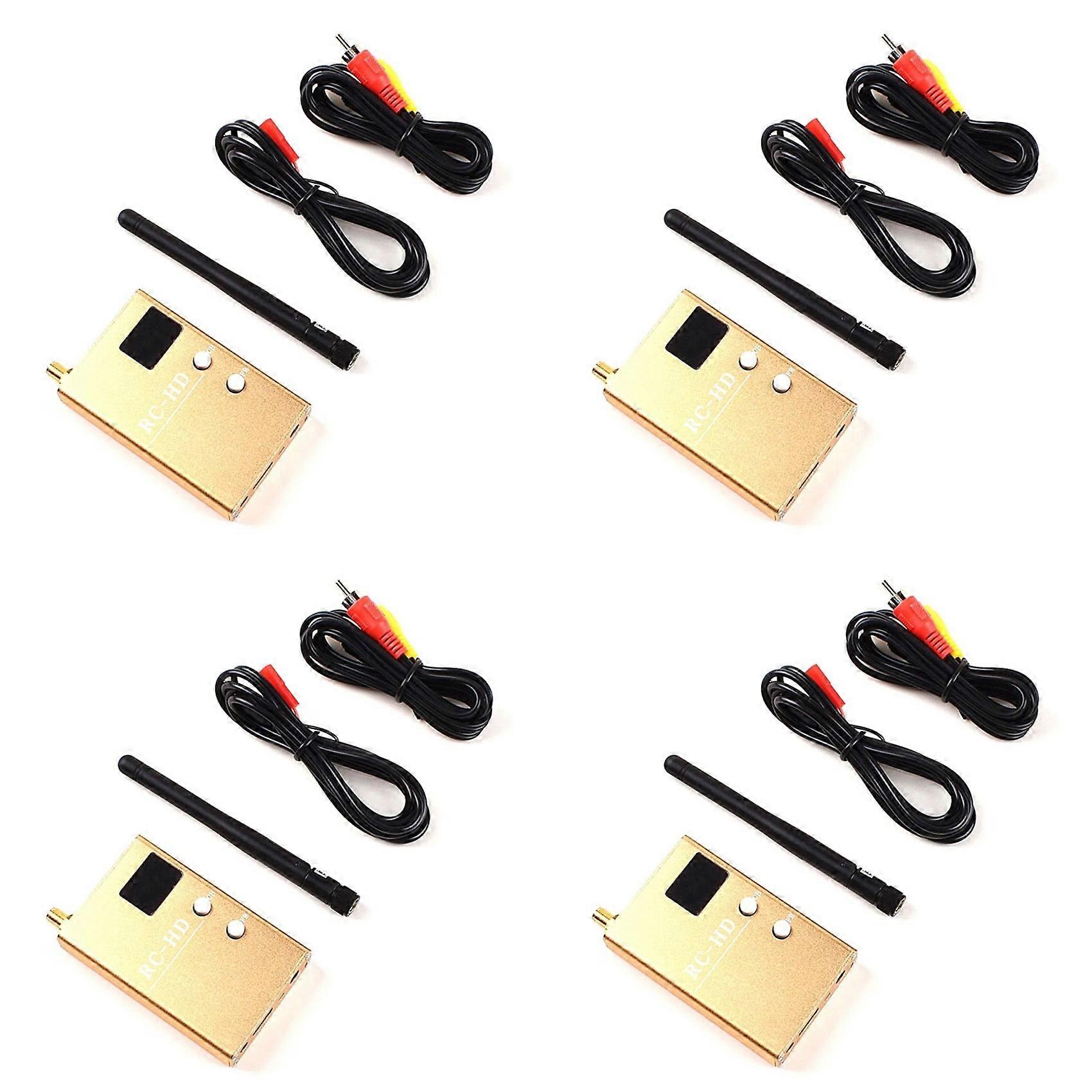 4X RC832HD RC-HD FPV 5.8G 5.8GHz 48CH 48 Channels Receiver HDMI-Compatible with A/V and Power Cables for Quadcopter F450