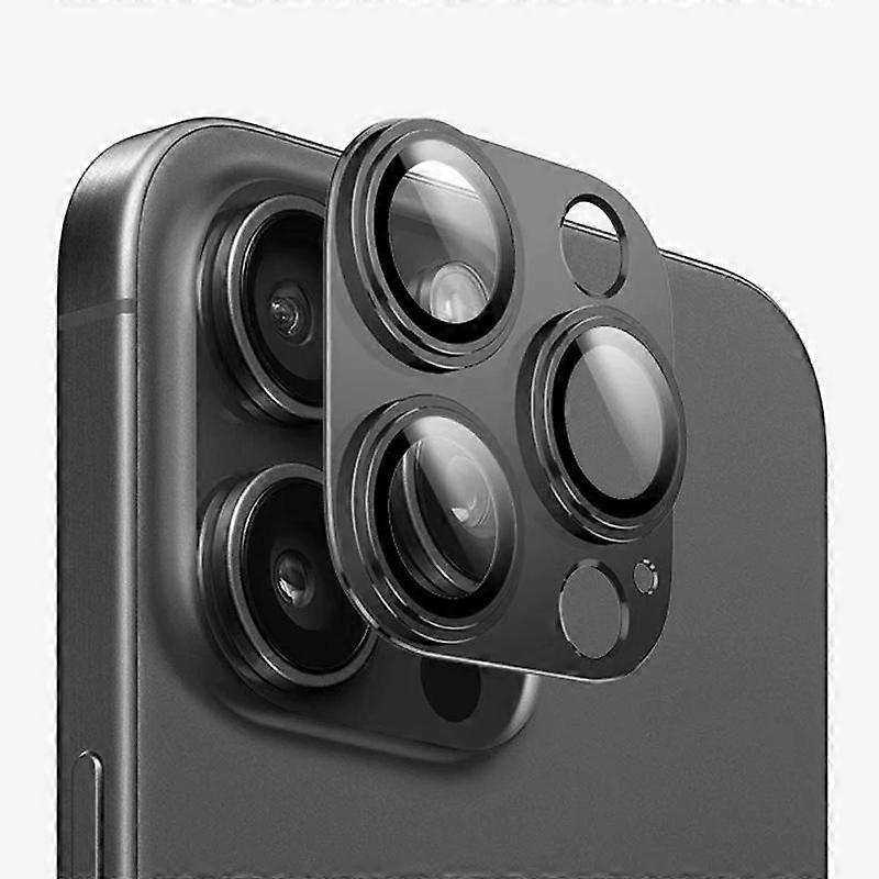 XDCASE Armor Full-Coverage Frosted Metal Lens Ring Film For iPhone 15 Pro / 15 Pro Max