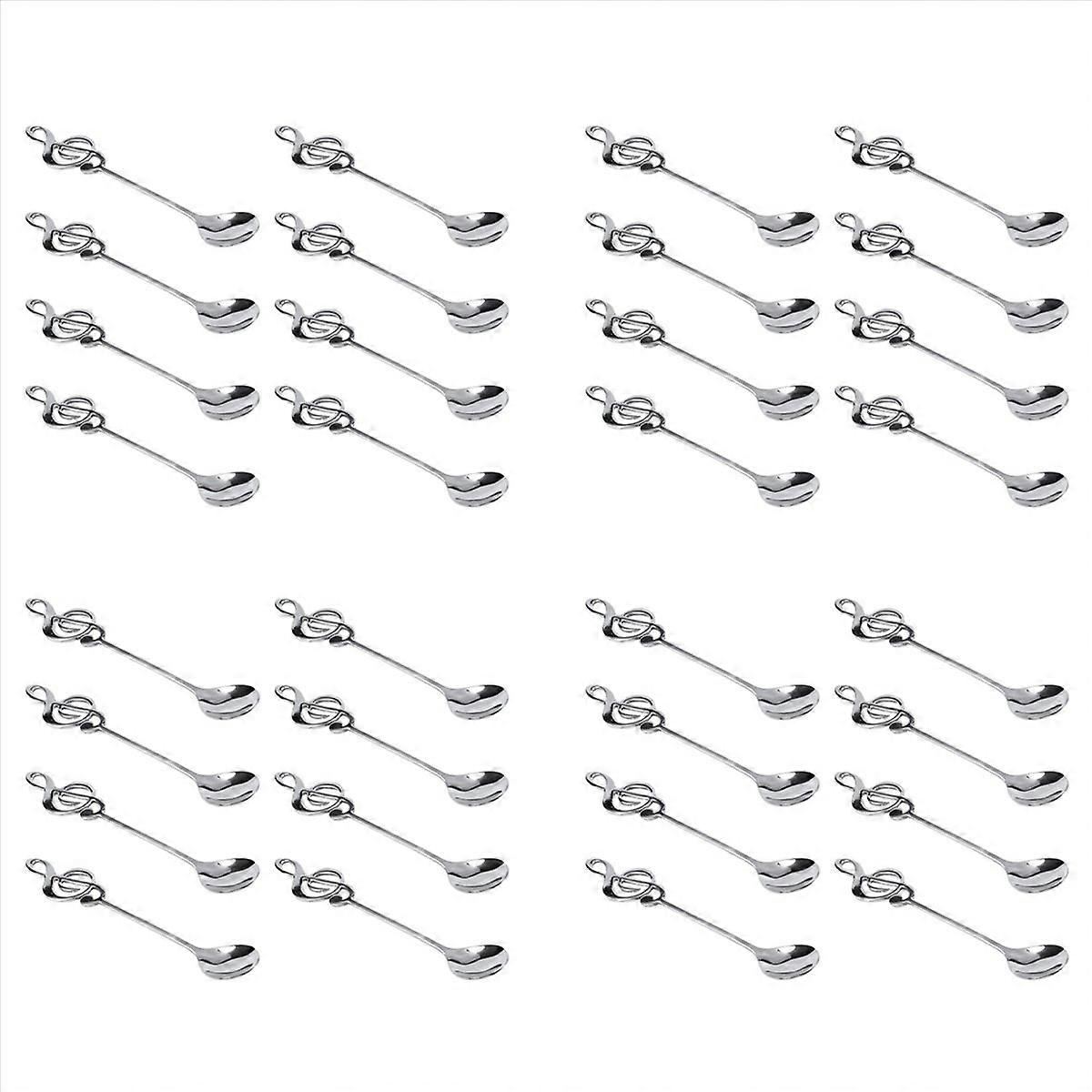 8Pcs Stirring Spoon Coffee Spoon Stainless Steel Flatware