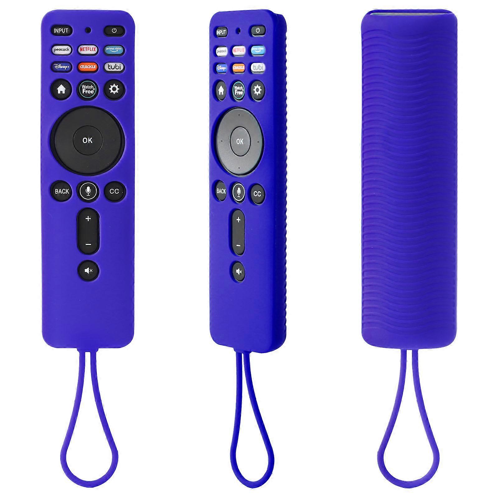 Protective Sheath Cover Fit for Vizio XRT260 TV Remote Control Case Soft Silicone Skin Waterproof Shockproof Anti-Lost with Loop