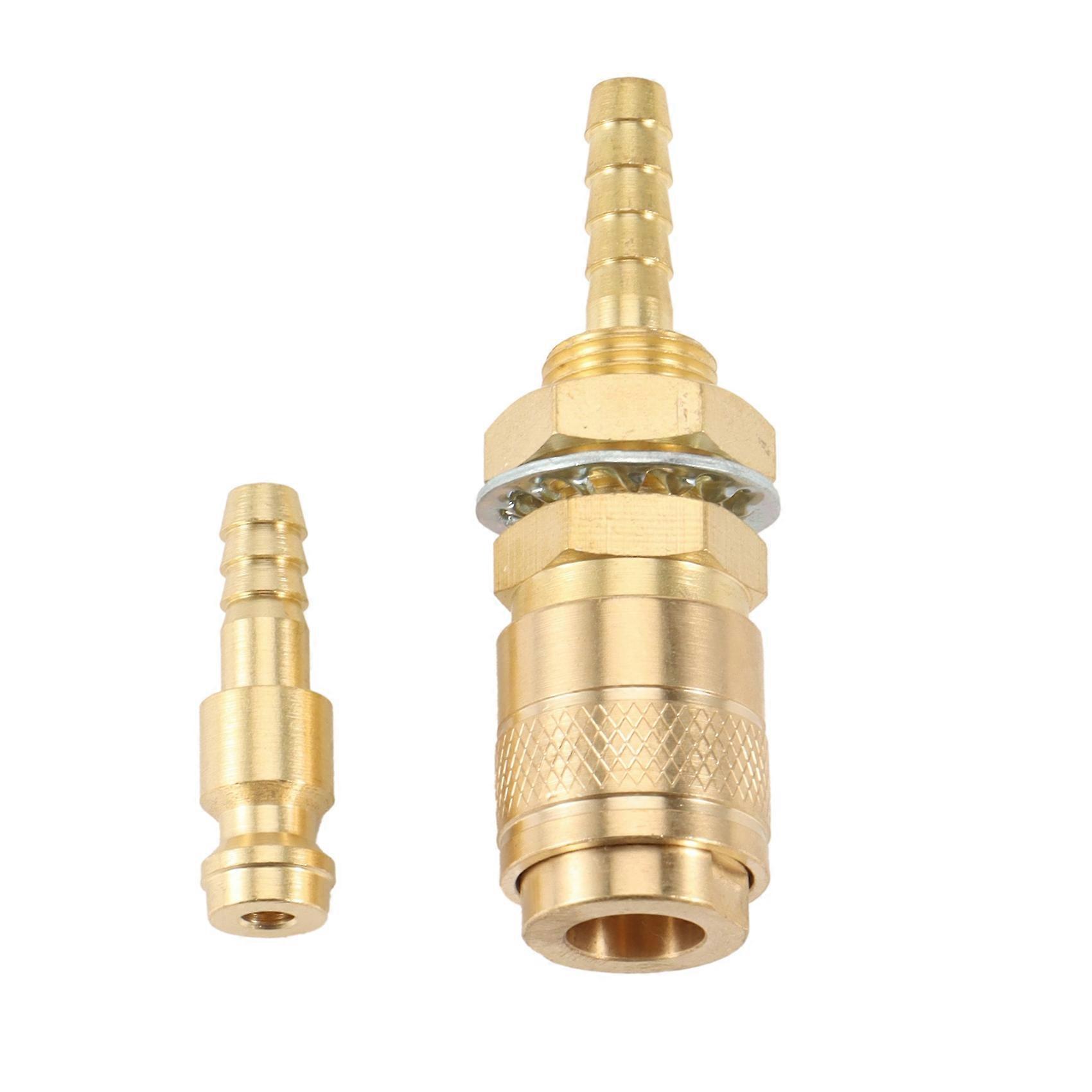 Water Cooled Gas Adapter Quick Connector Fitting for TIG Welding Torch or MIG Welding Torch Plug M6 