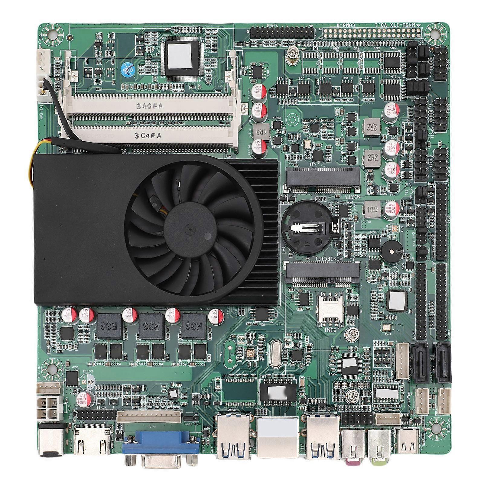 ITX Industrial Motherboard 5th Gen i7 5500U PCIe USB 3.0 DDR3 for Commercial Displays